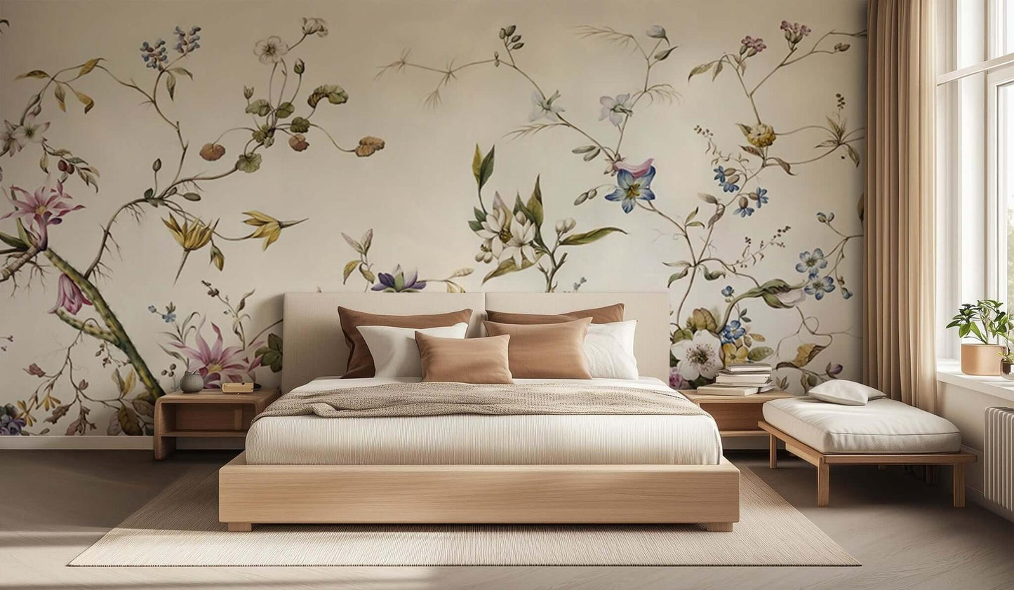 Delicate Botanical Vines wall decor - XWALLX
