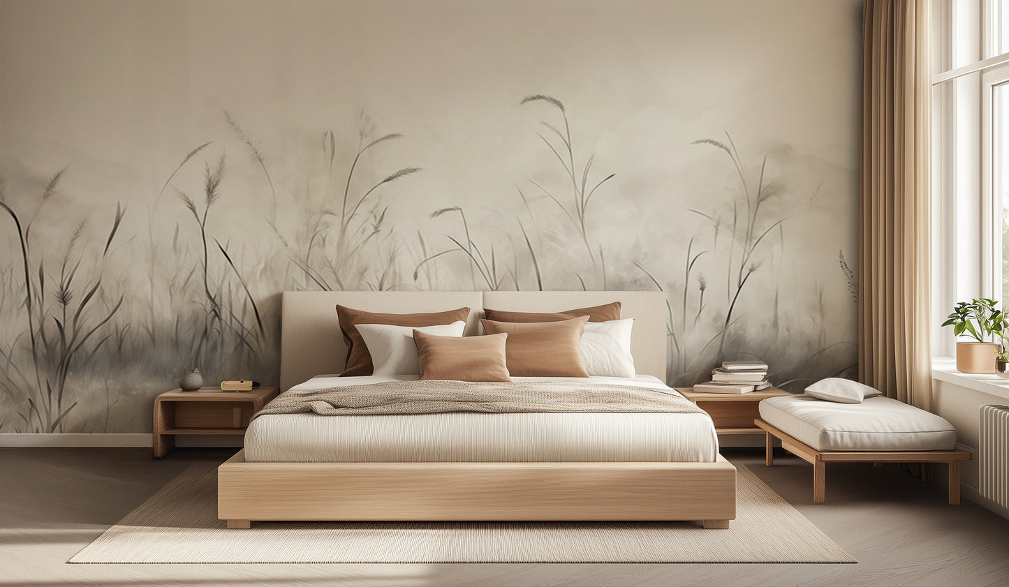 Misty Reeds Artistic wall decor - XWALLX