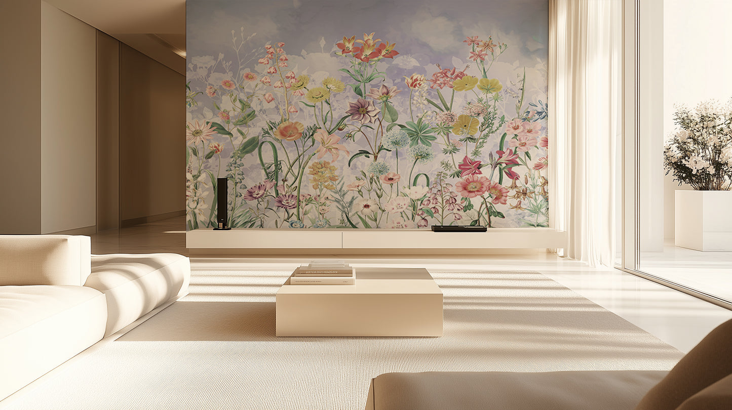 Wildflower Meadow Botanical wallpaper - XWALLX