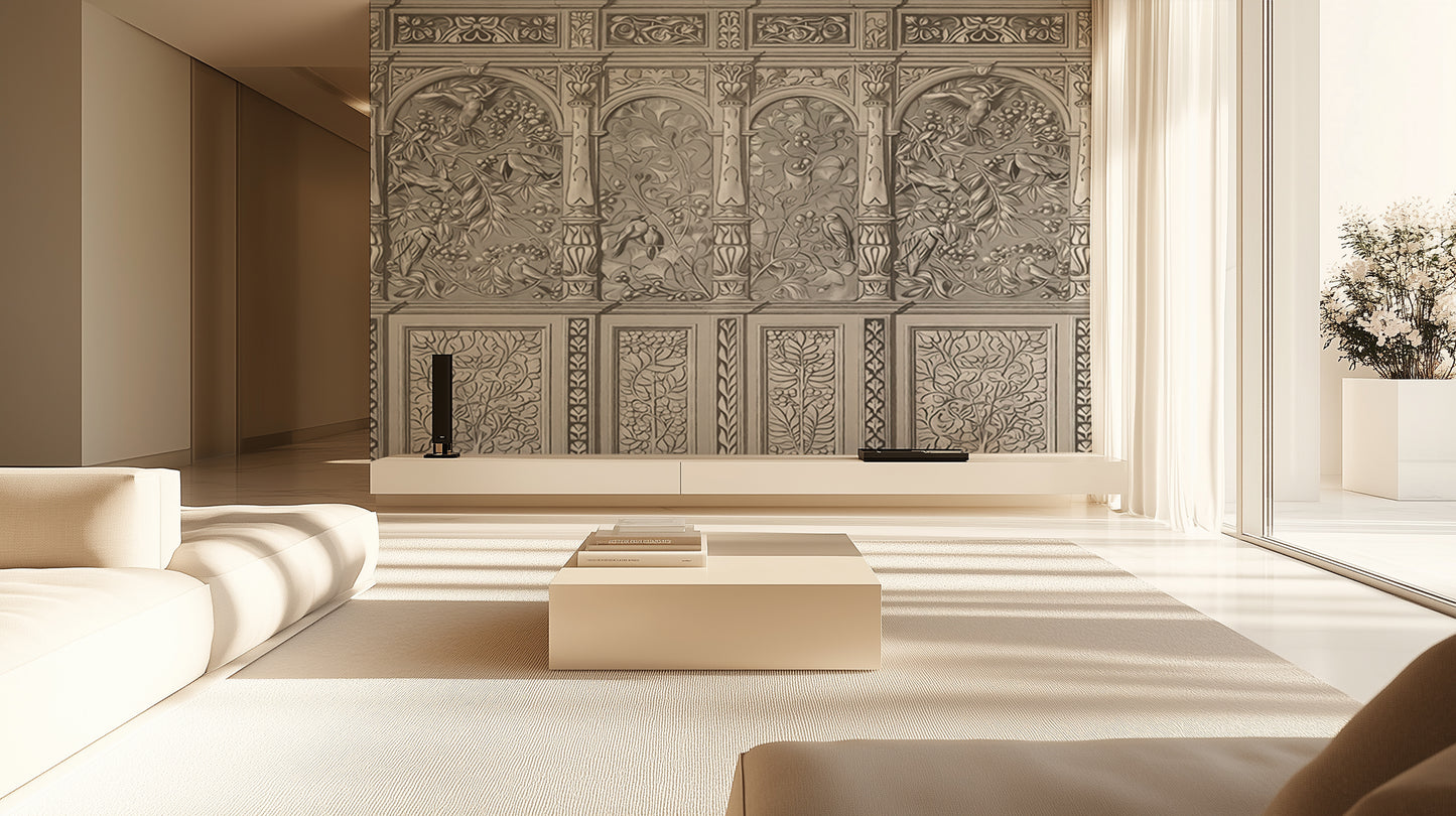 Ornate Carved Panels wallpaper - XWALLX