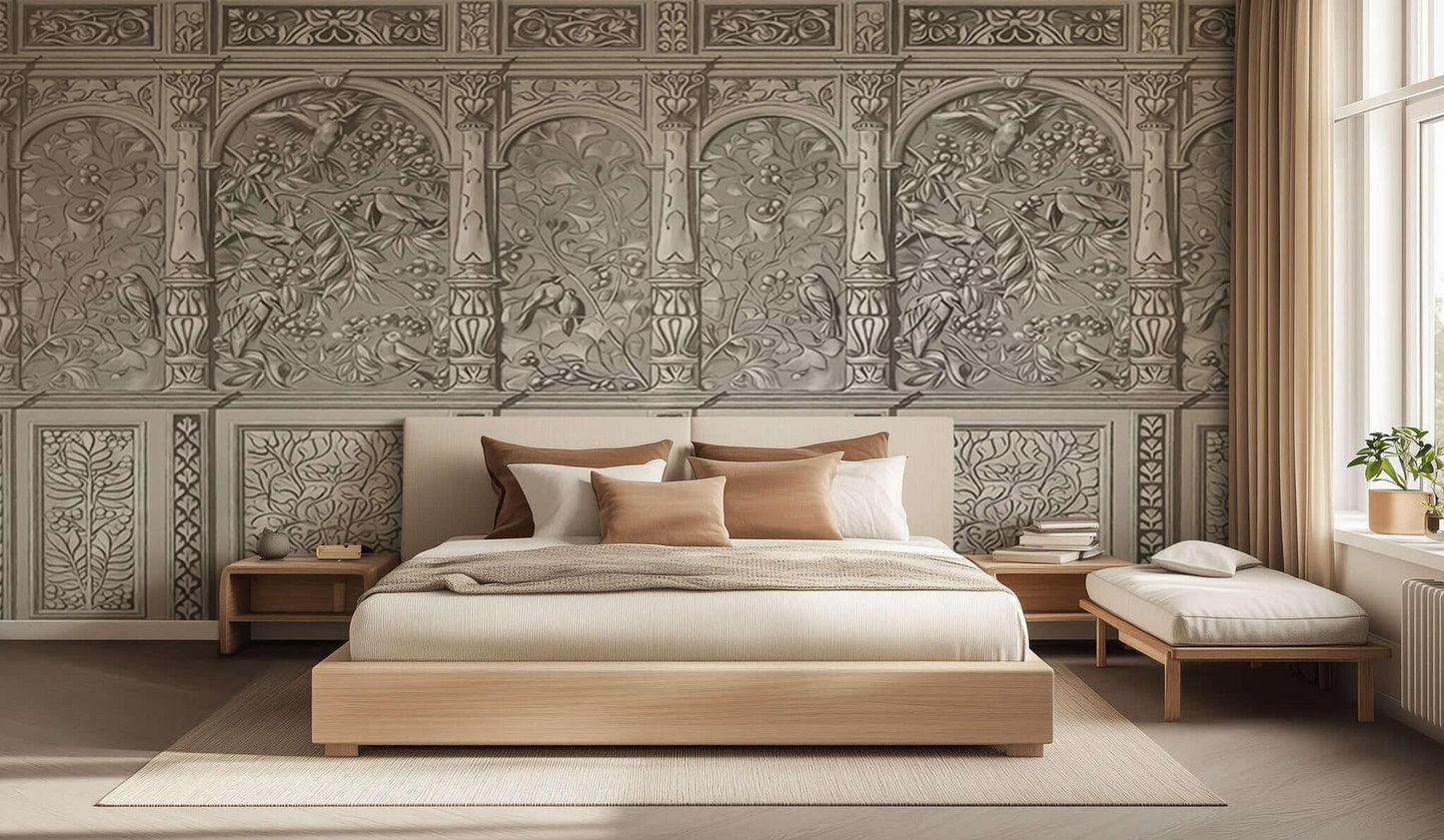 Ornate Carved Panels wall decor - XWALLX