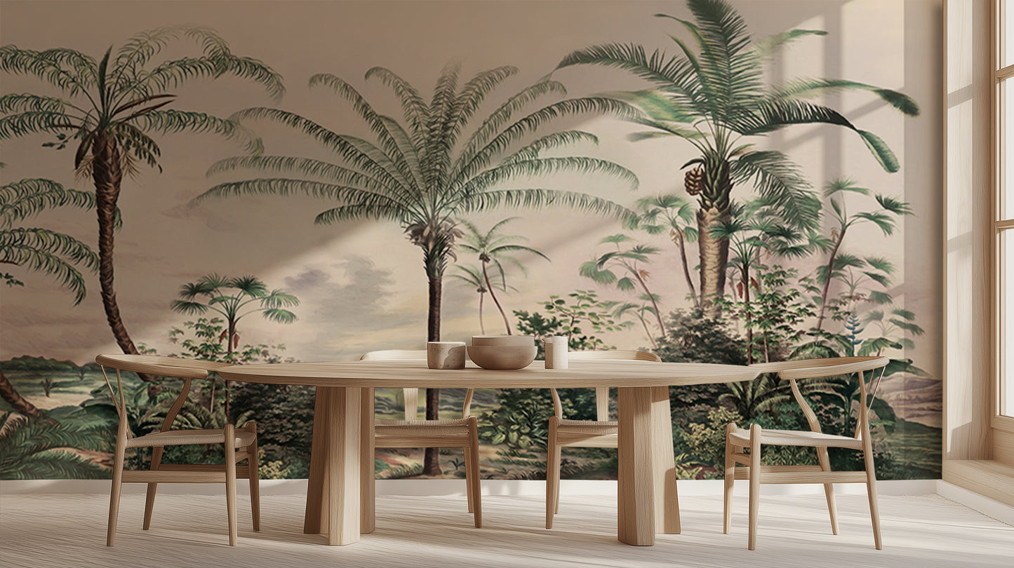 Tropical Palm Serenity wall art - XWALLX