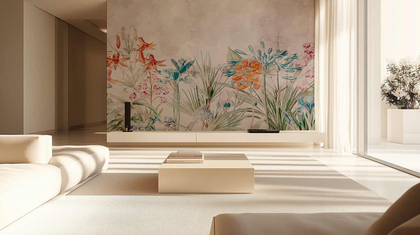 Vibrant Flora Artistic wallpaper - XWALLX