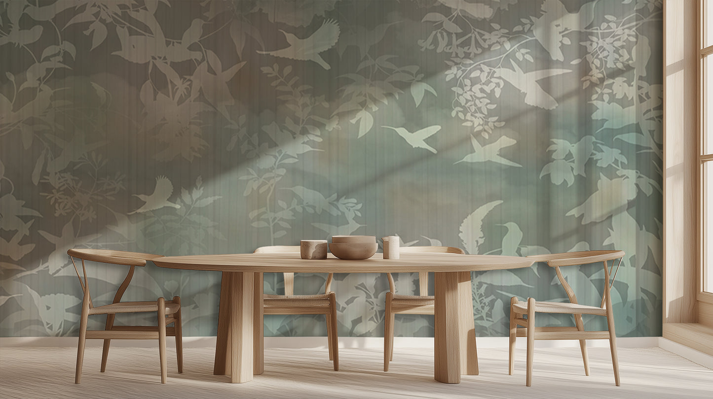 Ethereal Bird Silhouette wall art - XWALLX