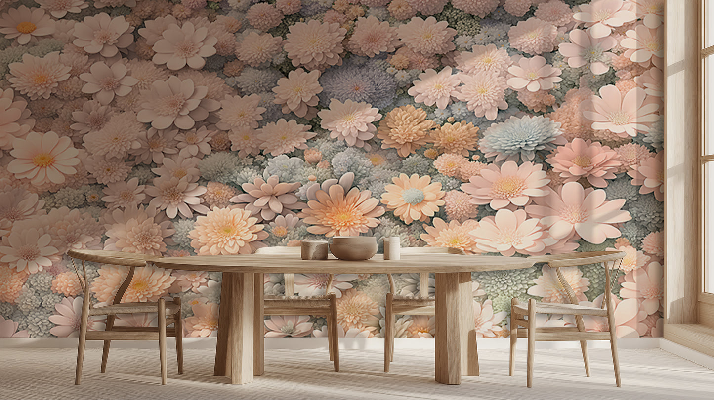 Soft Pastel Bloom wall art - XWALLX