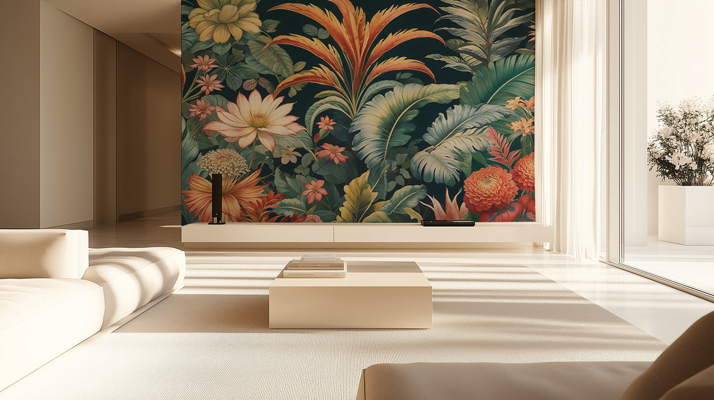 Vibrant Tropical Flora wallpaper - XWALLX