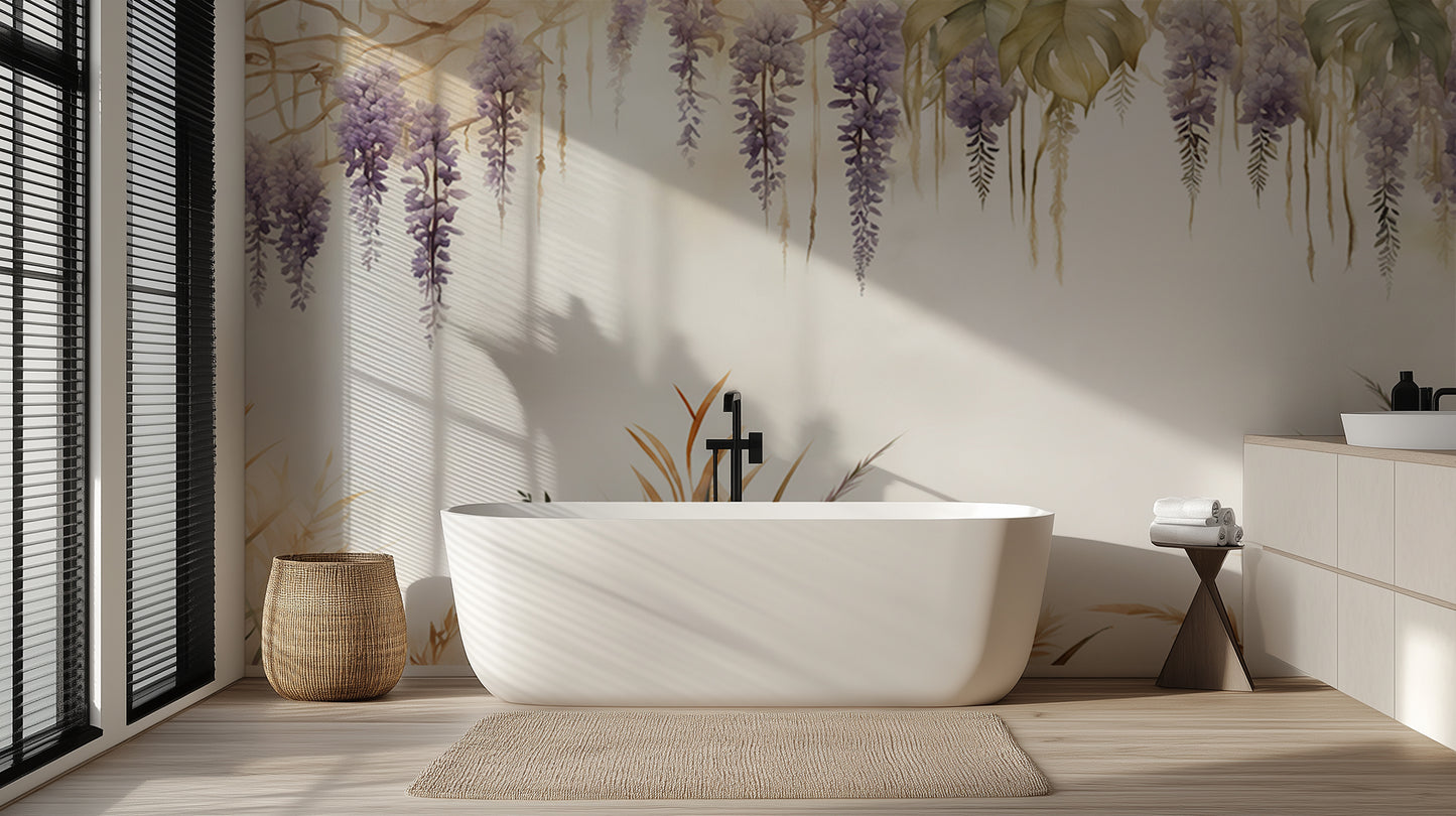Wisteria Blossom Serenity wallpaper - XWALLX