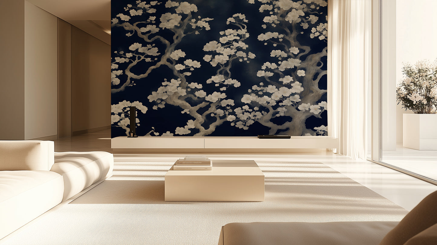 Drifting Cherry Blossoms wall art - XWALLX