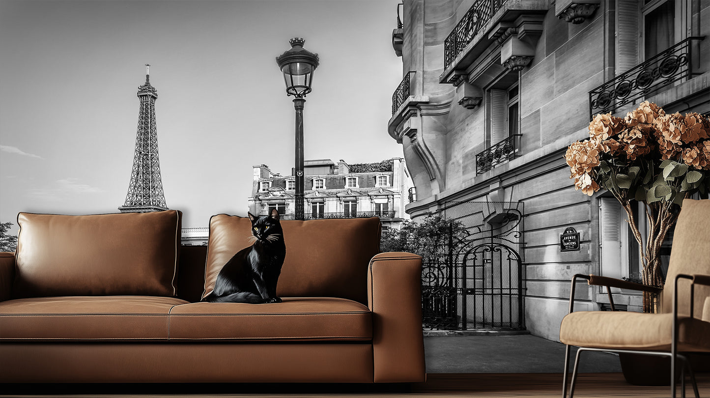 Eiffel Tower Bathroom View wall decor - XWALLX