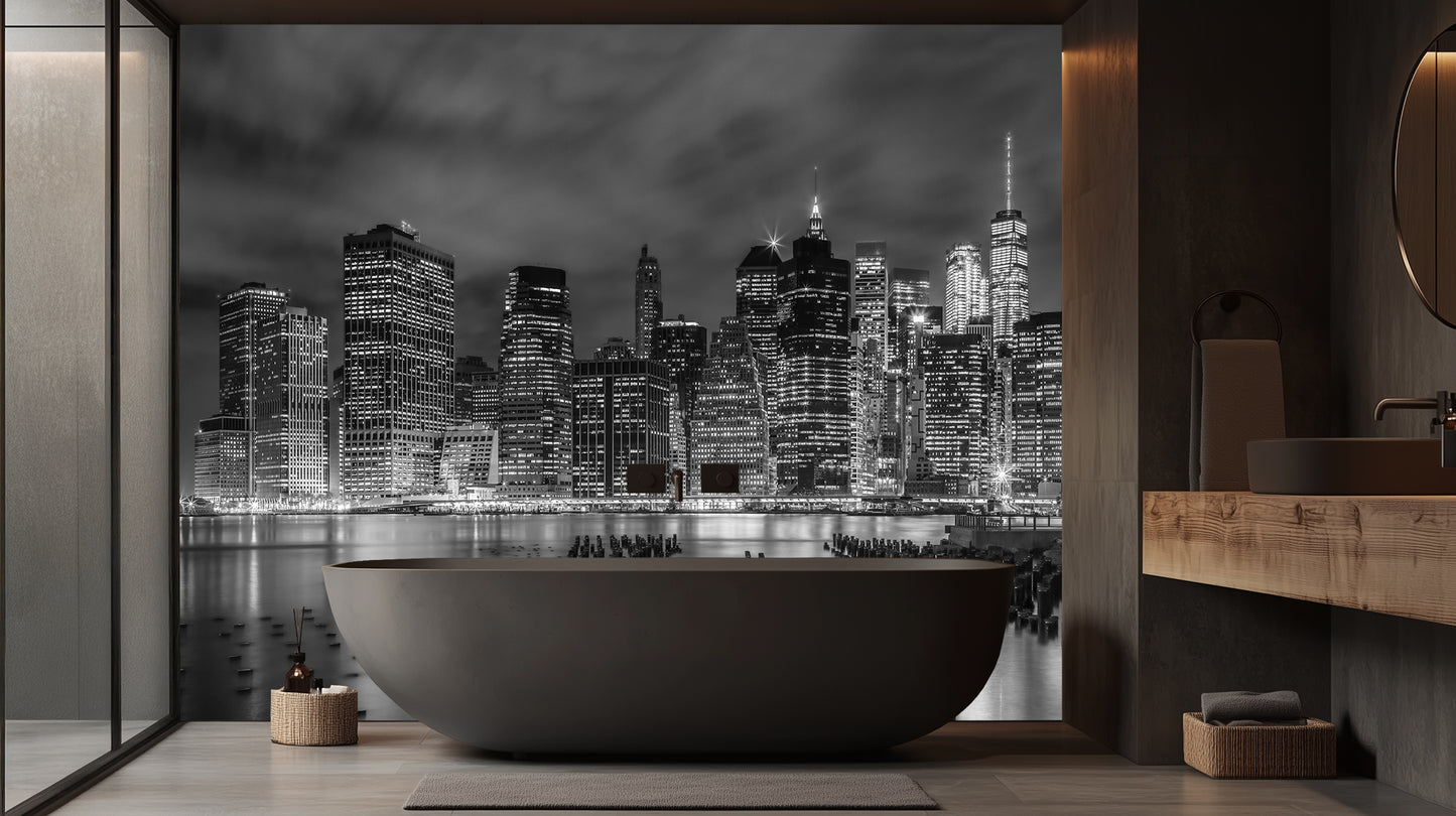 Urban Night Horizon wall mural - XWALLX