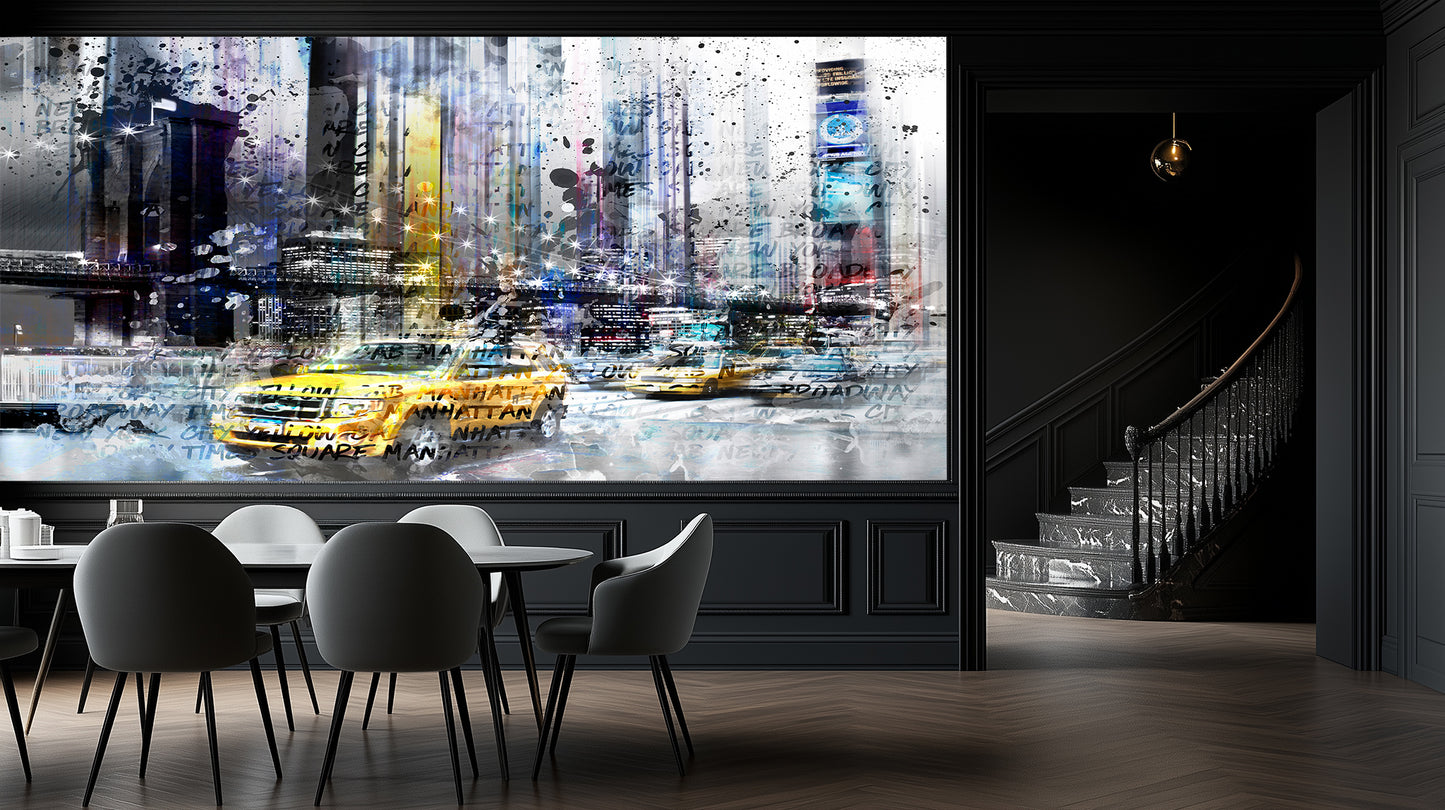 Abstract Cityscape New York wallpaper - XWALLX