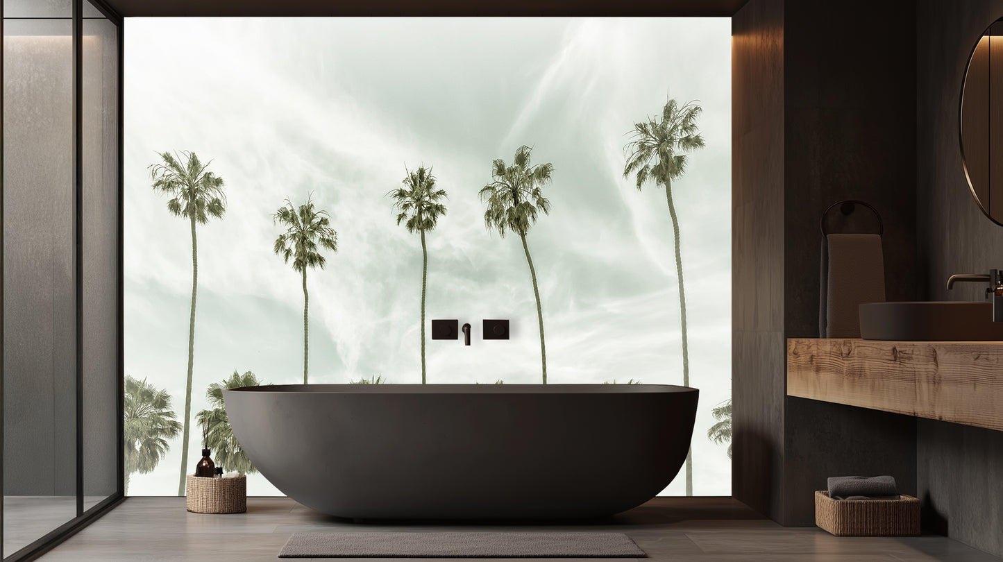 Tall Palms Retreat wall mural - XWALLX