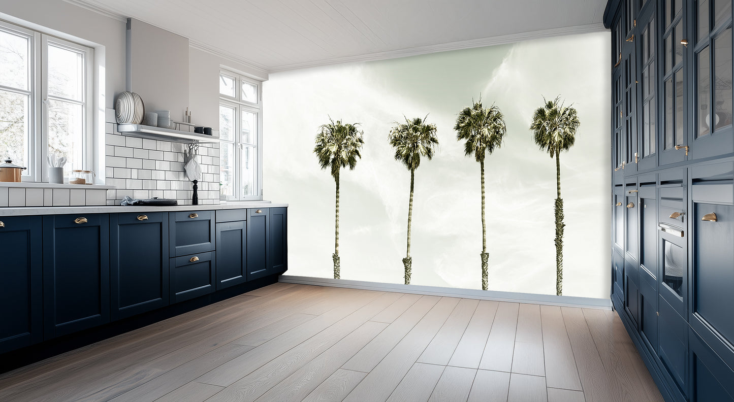 Serene Four Palms wall art - XWALLX
