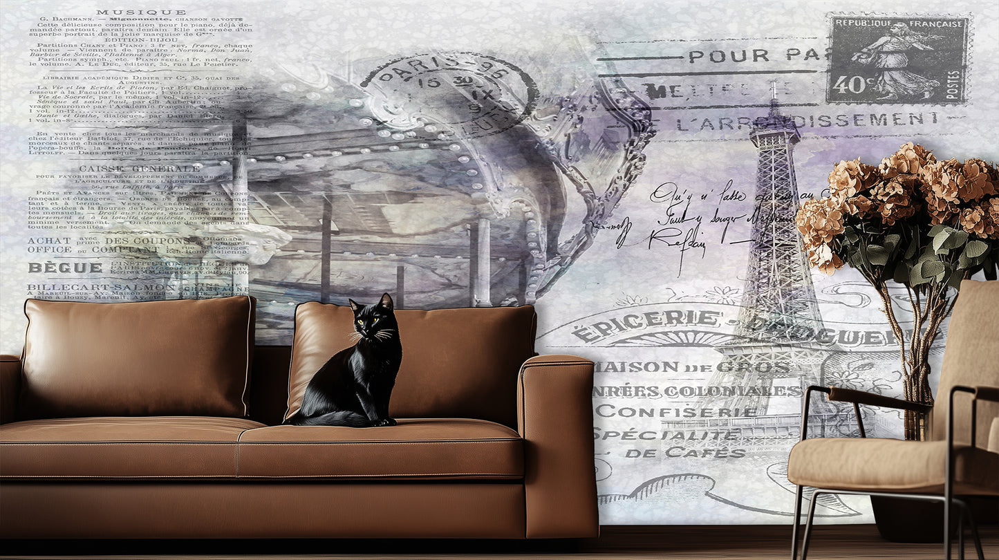 Belle Époque Paris wall decor - XWALLX