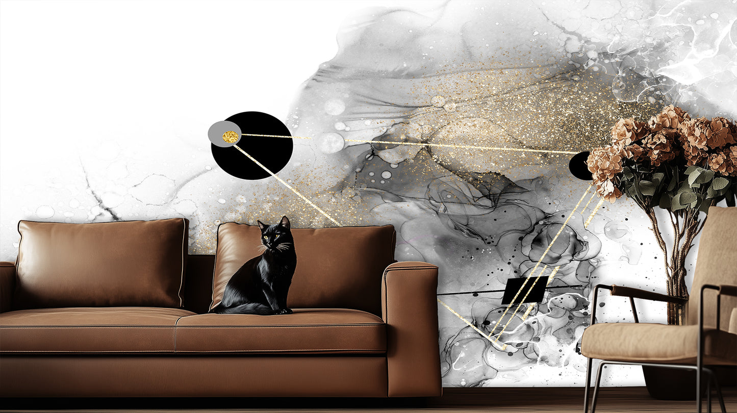 Gilded Ink Abstract wall decor - XWALLX