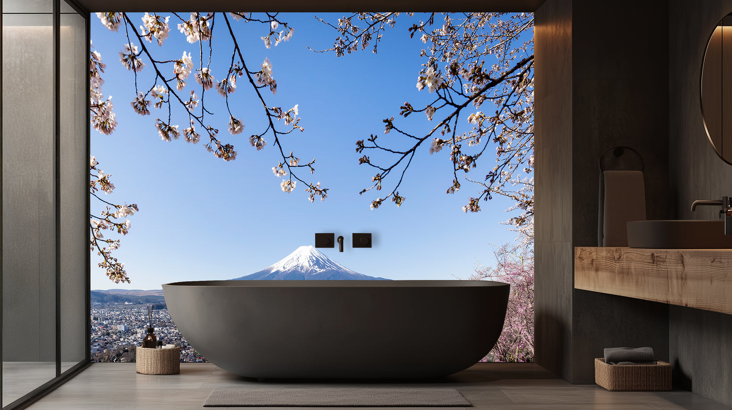 Cherry Blossom Serenity wall mural - XWALLX