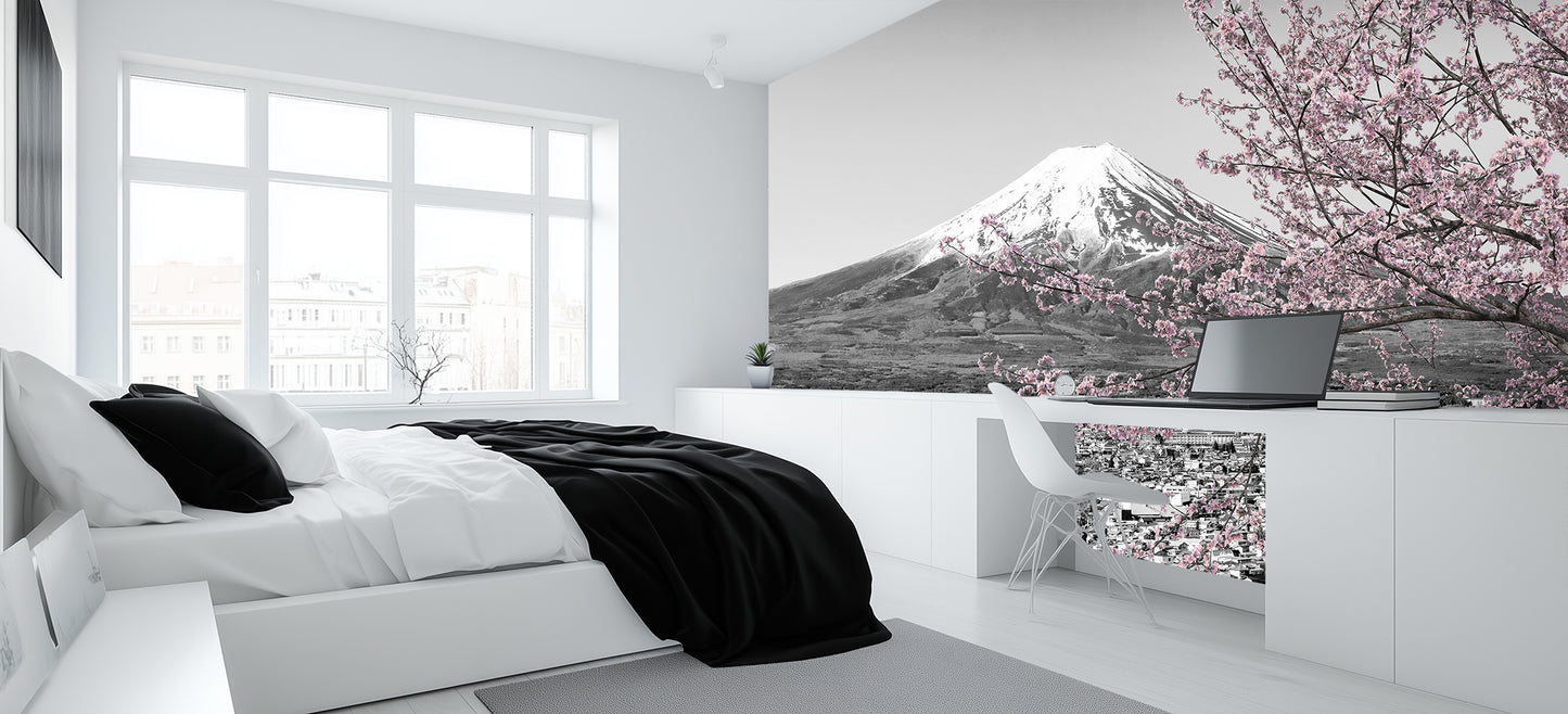 Cherry Blossom Serenity wallpaper mural - XWALLX