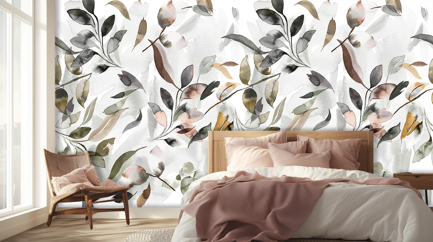 Watercolor Botanical Arch wall art - XWALLX