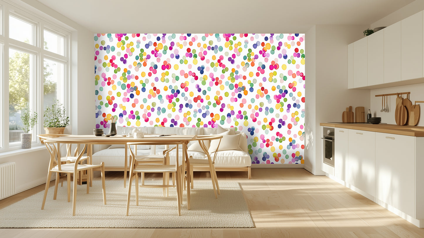 Vibrant Watercolor Confetti wallpaper - XWALLX