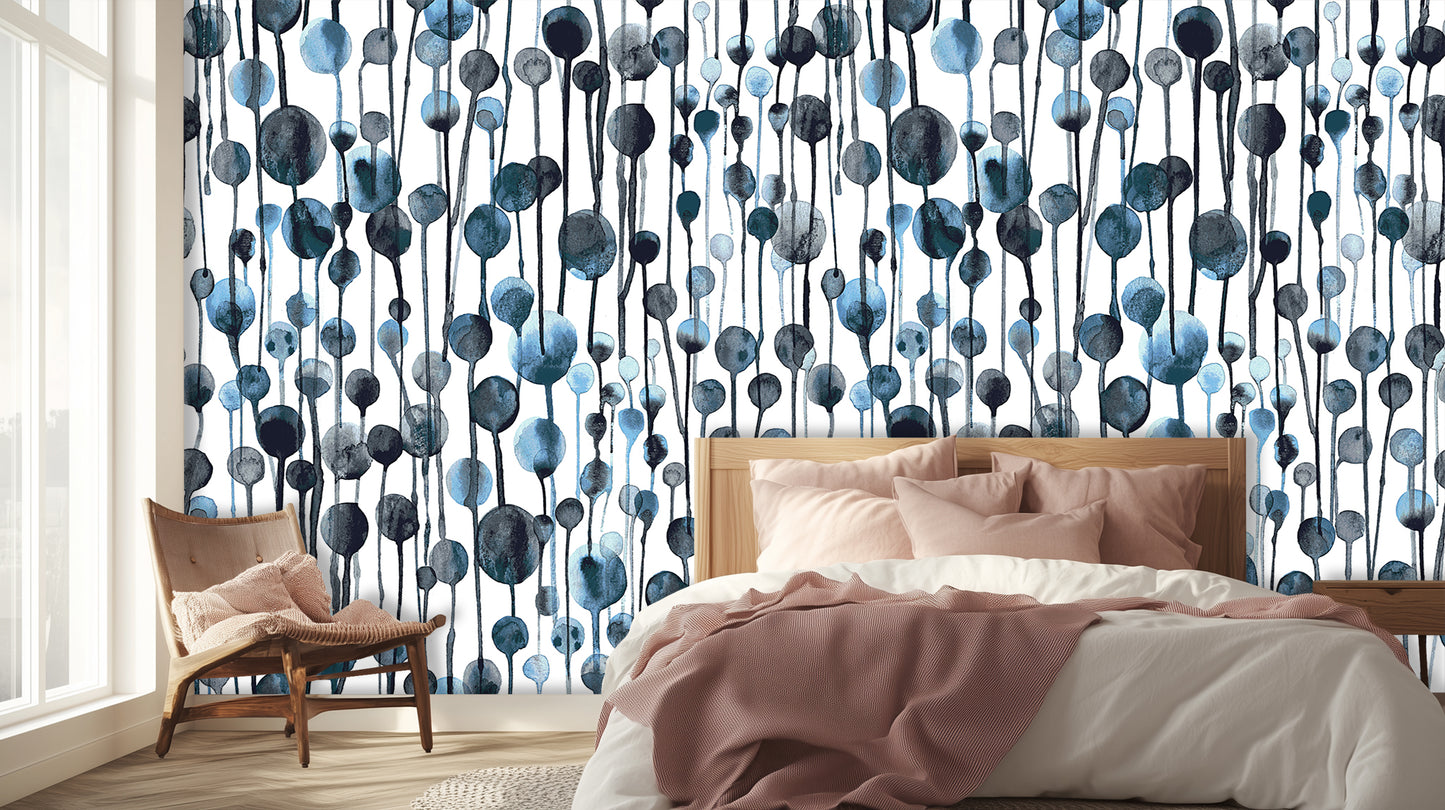 Abstract Watercolor Ovals wall art - XWALLX