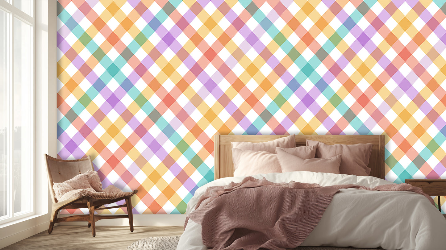 Vibrant Diamond Geometric wall art - XWALLX
