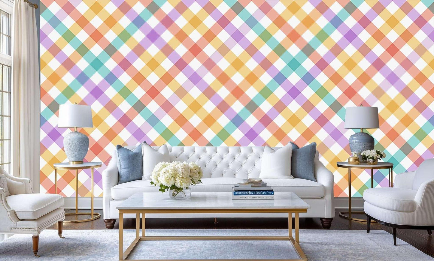 Vibrant Diamond Geometric wall decor - XWALLX
