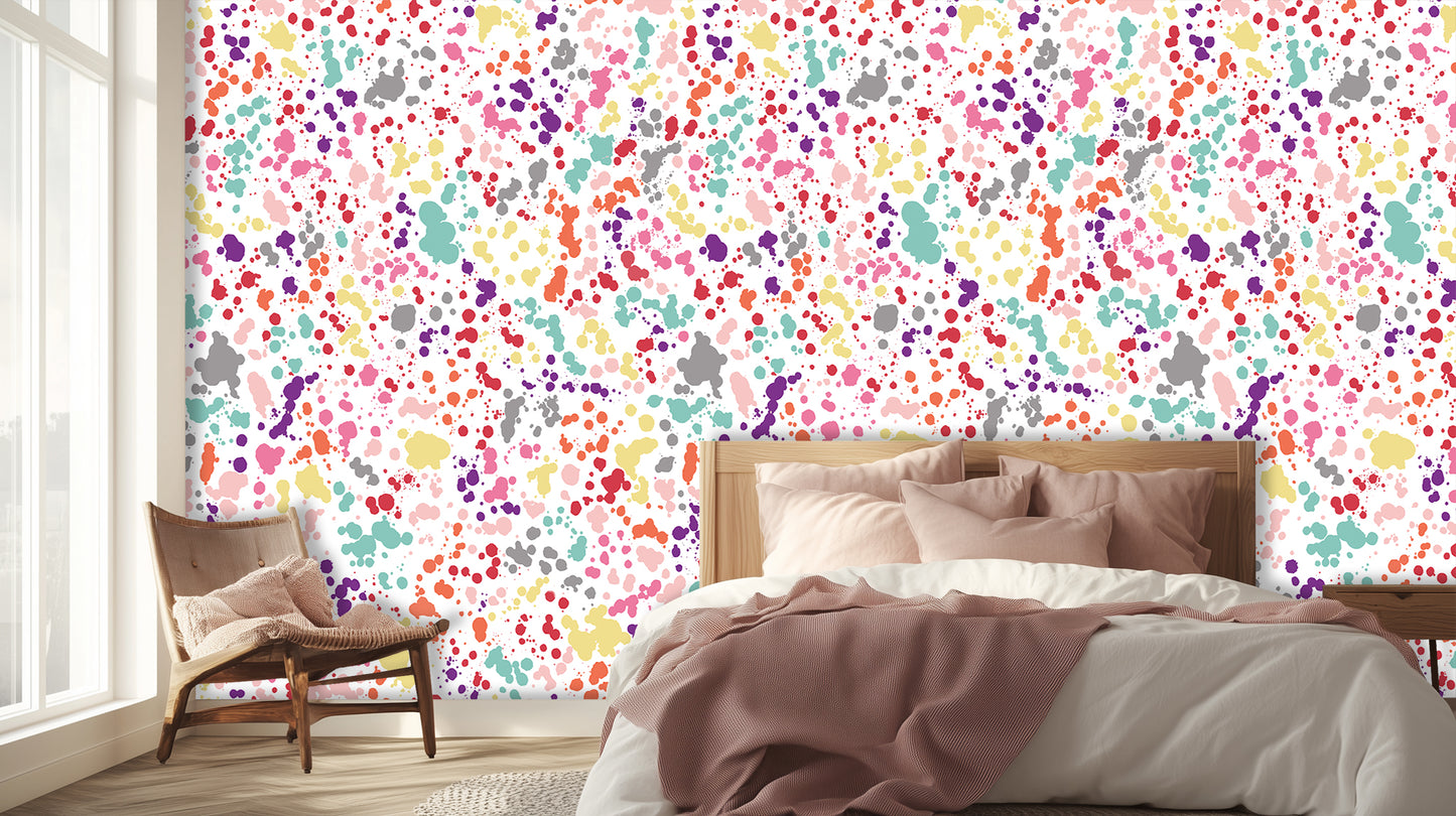Vibrant Paint Splatter wall art - XWALLX