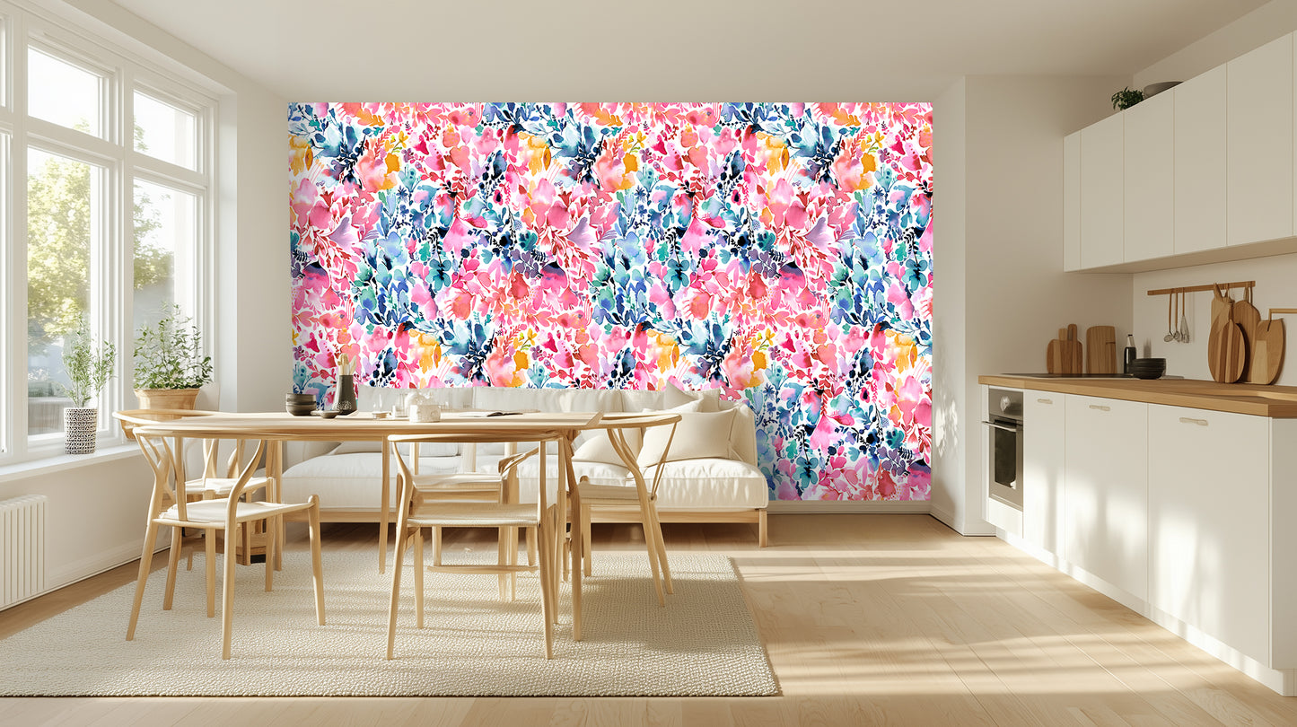 Vibrant Floral Explosion wallpaper - XWALLX