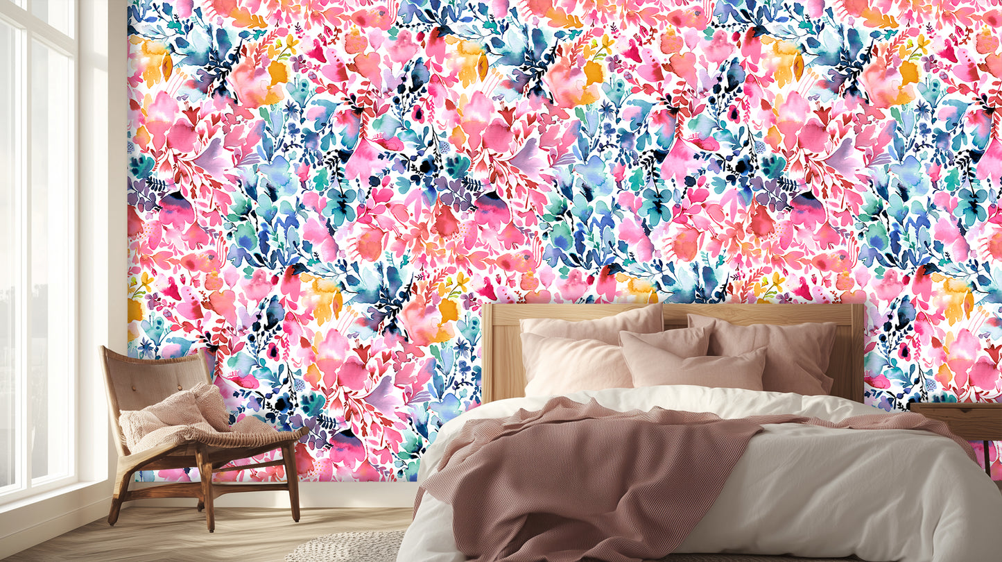 Vibrant Floral Explosion wall art - XWALLX