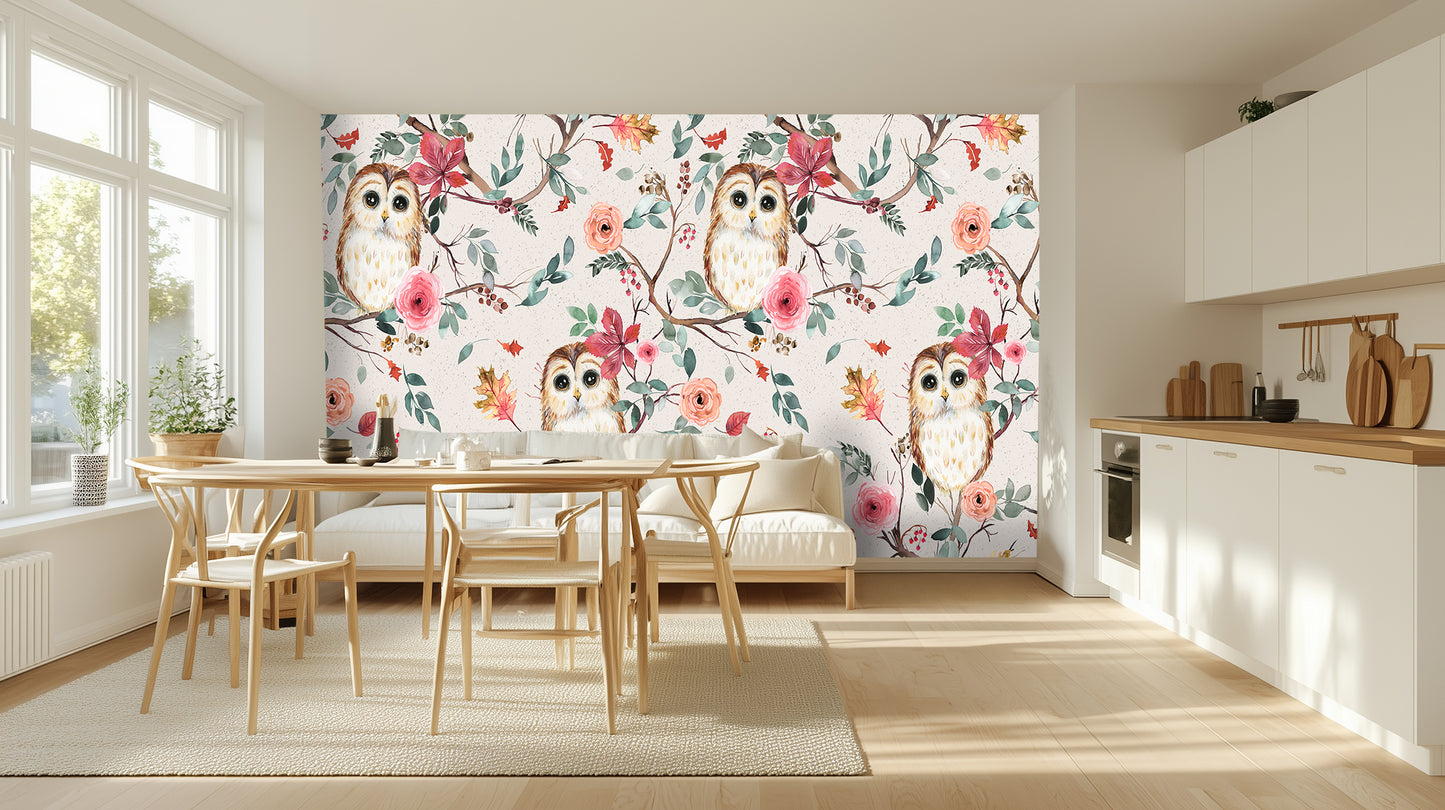 Whimsical Woodland Owl wall decor - XWALLX