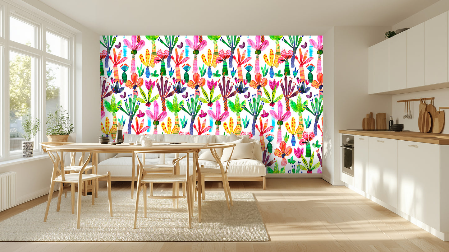 Whimsical Botanical Archway wallpaper - XWALLX