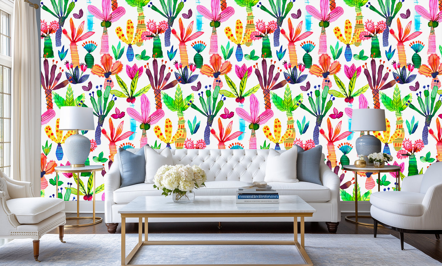 Whimsical Botanical Archway wall decor - XWALLX