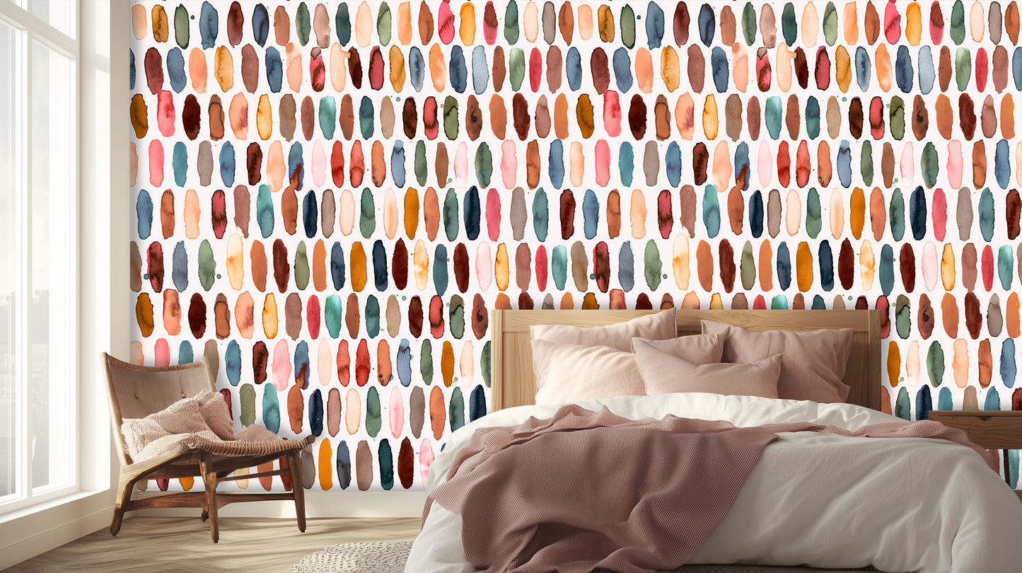 Abstract Strokes Watercolor wallpaper - XWALLX