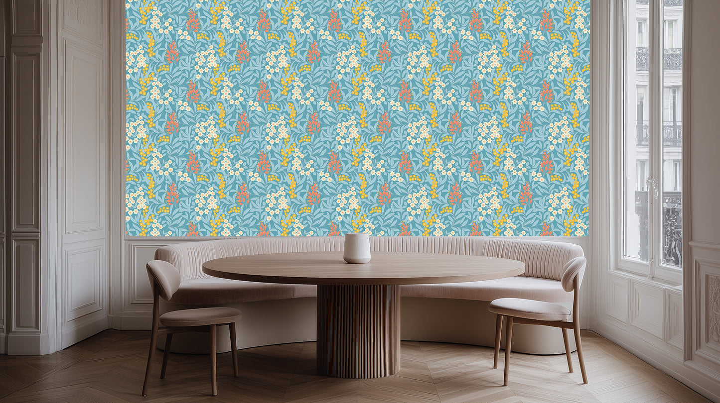 Flowing Botanical Bloom wall art - XWALLX