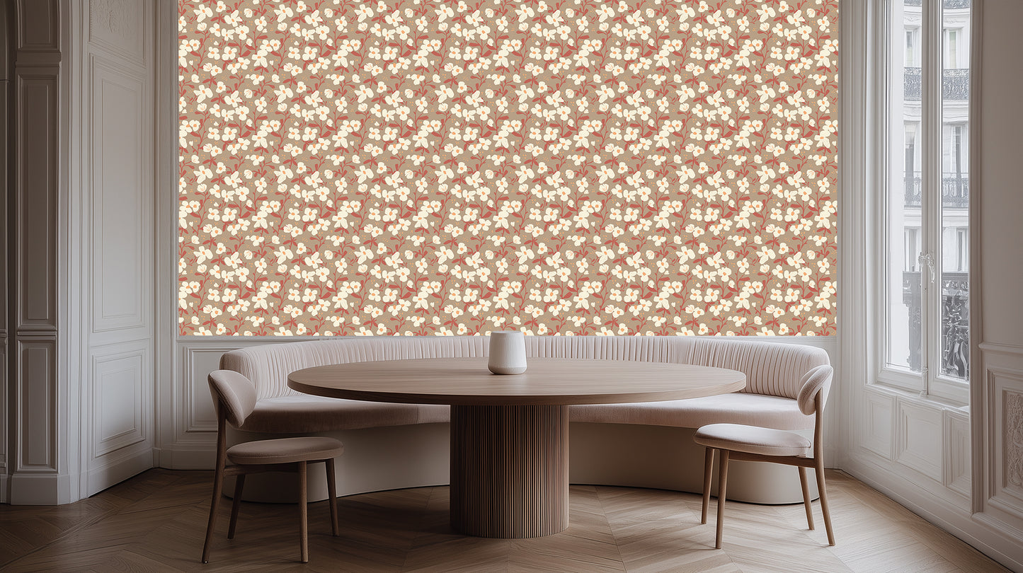 Whispering Bloom Floral wall art - XWALLX