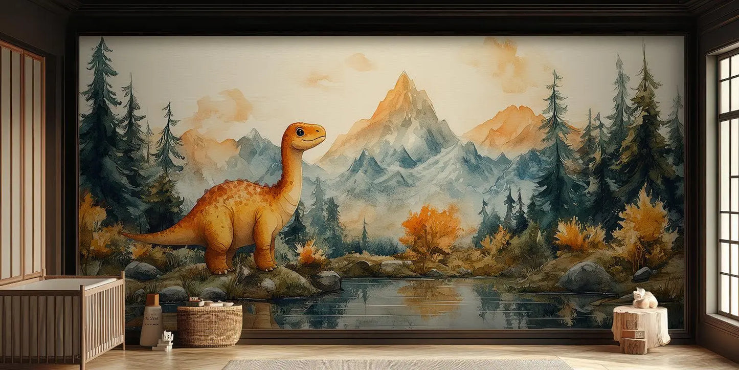 Watercolor Dinosaur wallpaper - XWALLX