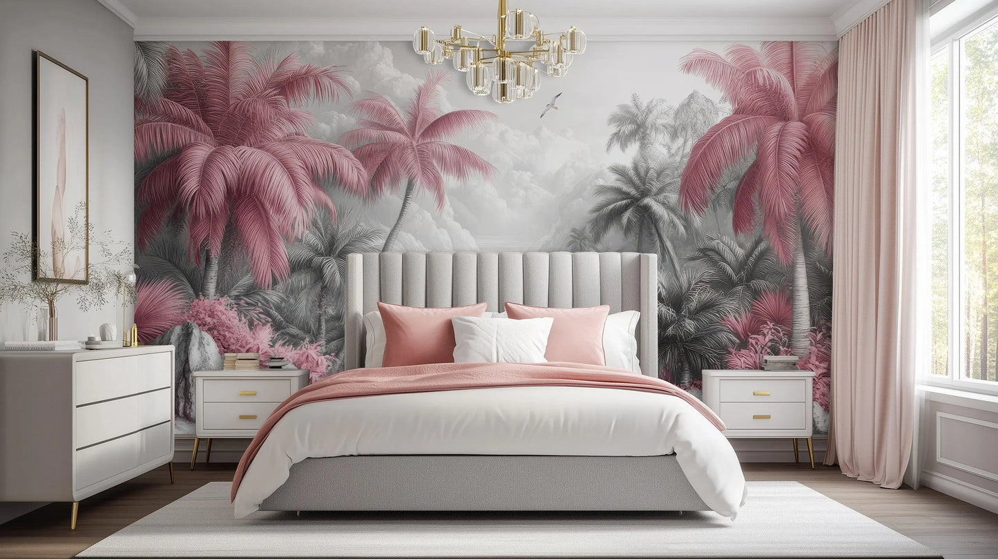 Pink Tropical wallpaper - XWALLX