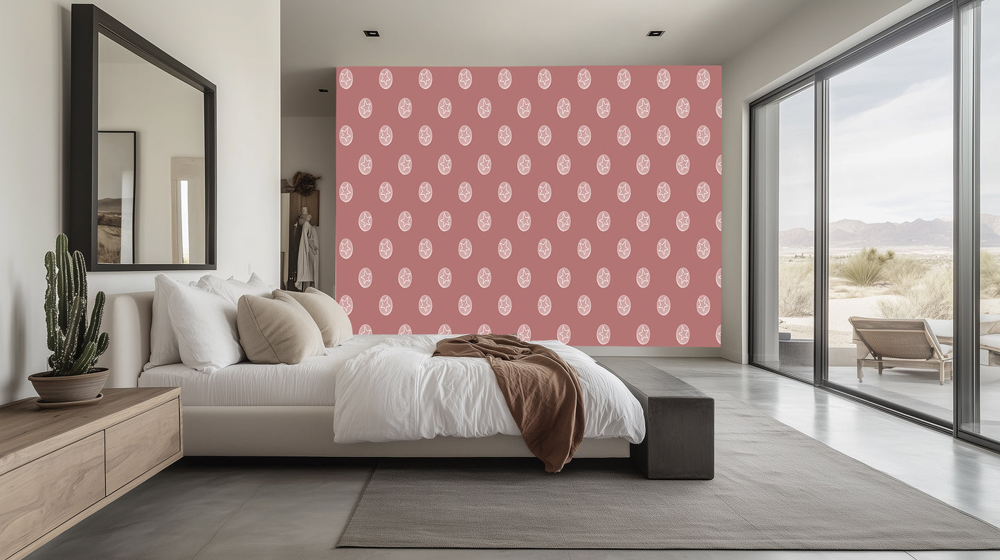 Charming Starburst Pattern wallpaper mural - XWALLX