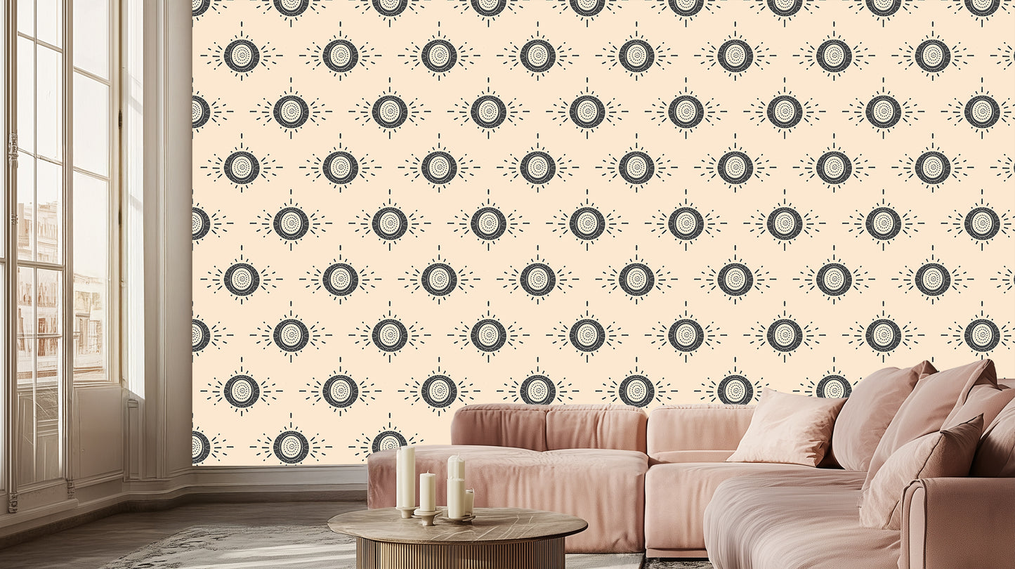 Sunburst Patterned wall art - XWALLX