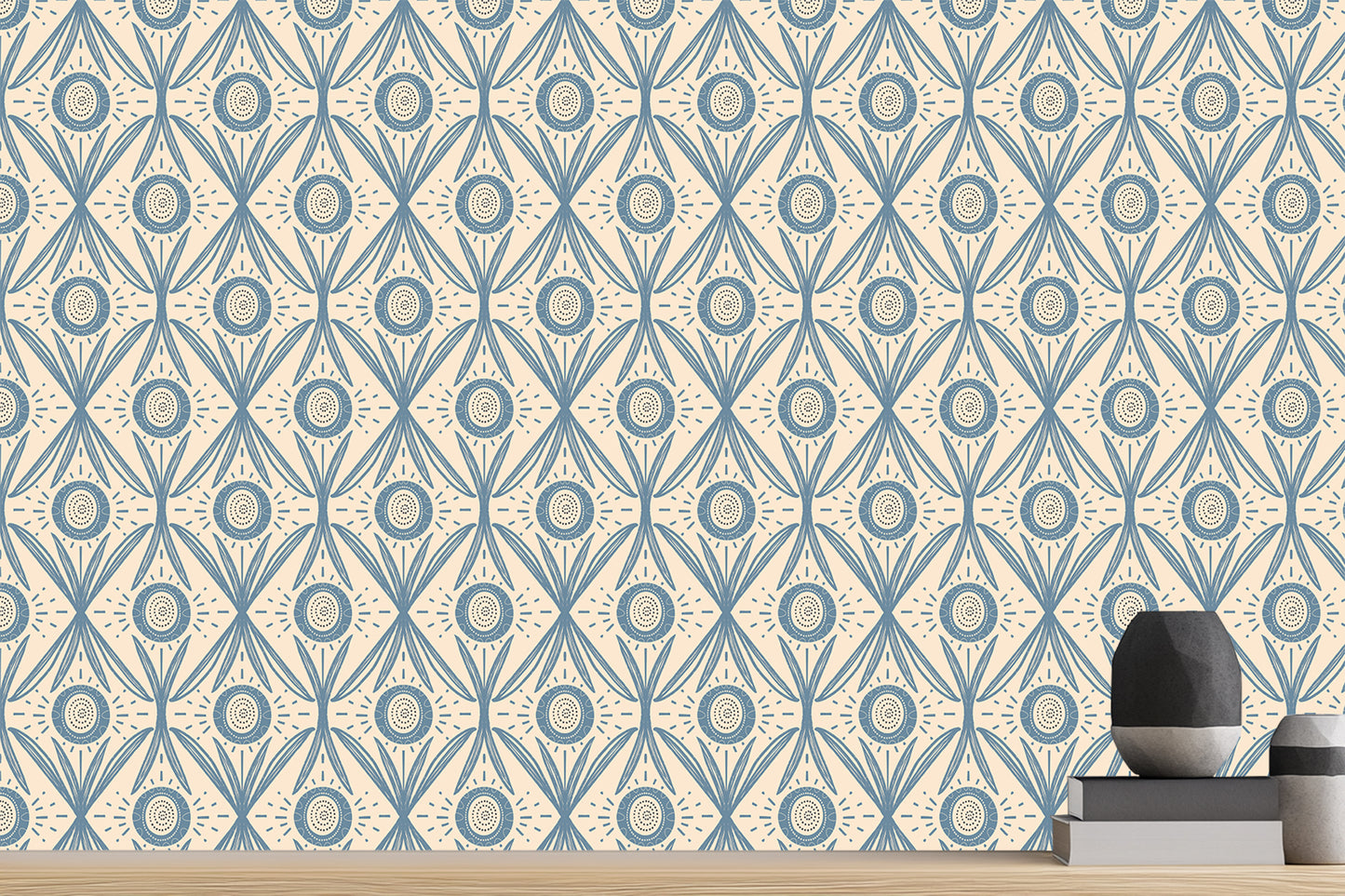 Intricate Leafy Patterns wall mural Mural wall decor - XWALLX