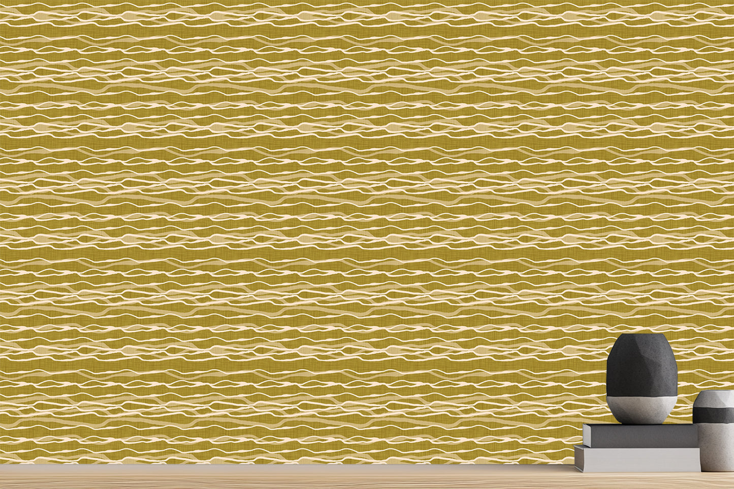 Flowing Wave Pattern wall mural Mural wall art - XWALLX