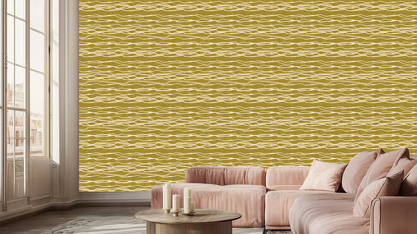 Flowing Wave Pattern wall mural Mural wall decor - XWALLX