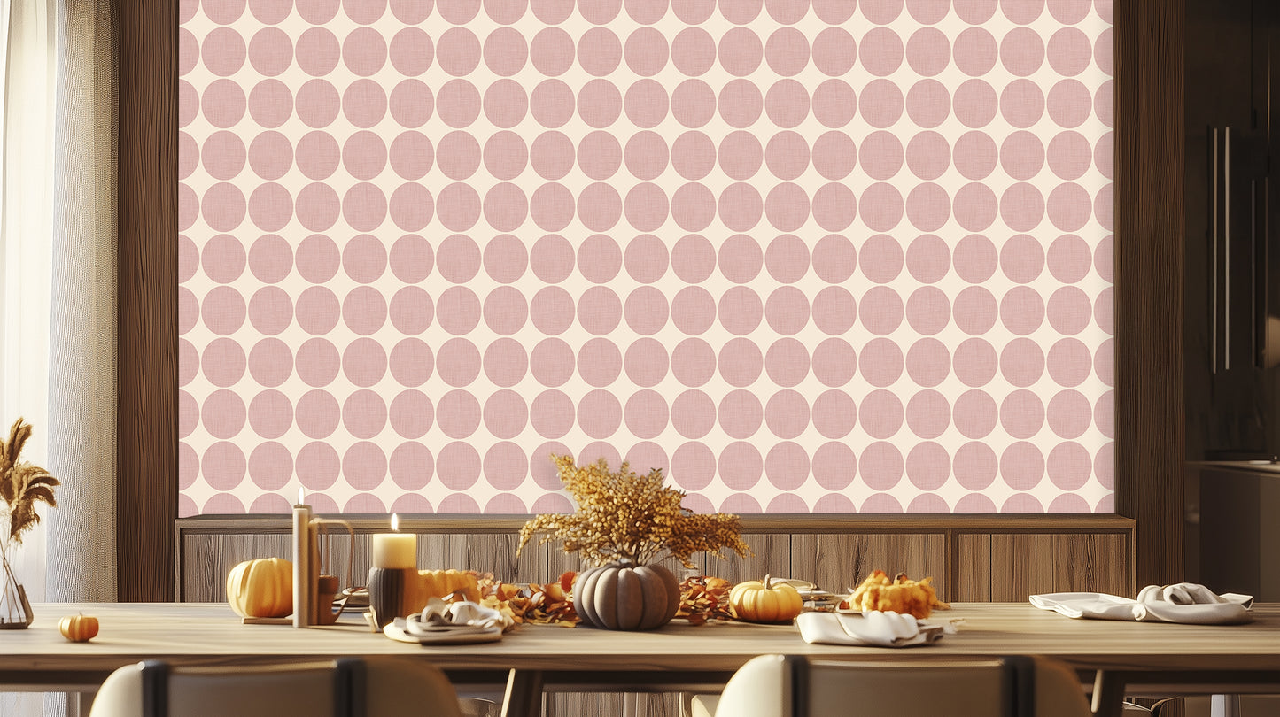 Chic Pink and Cream Geometric wallpaper - XWALLX
