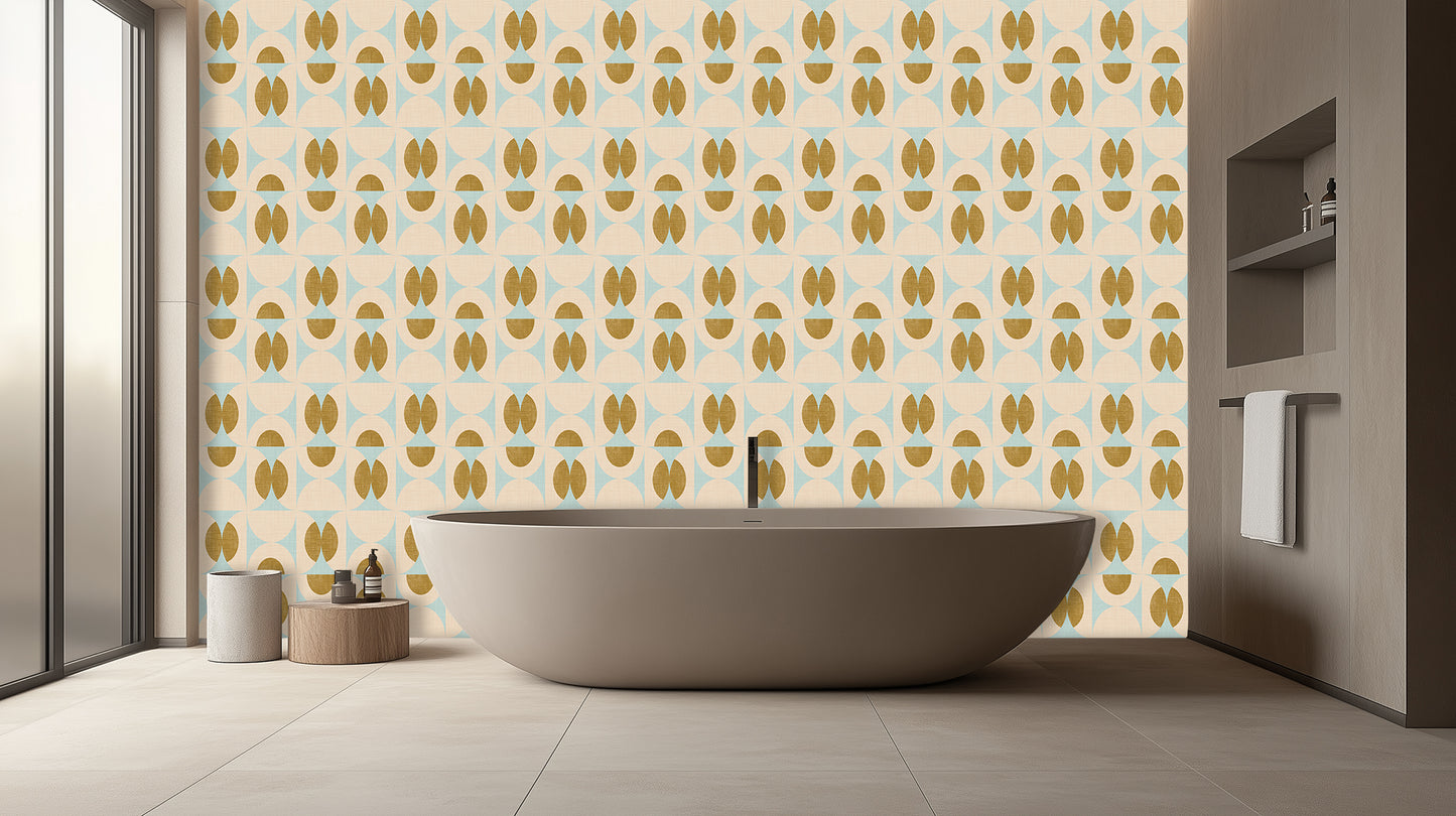 Abstract Geometric Harmony wall mural Mural wall mural - XWALLX