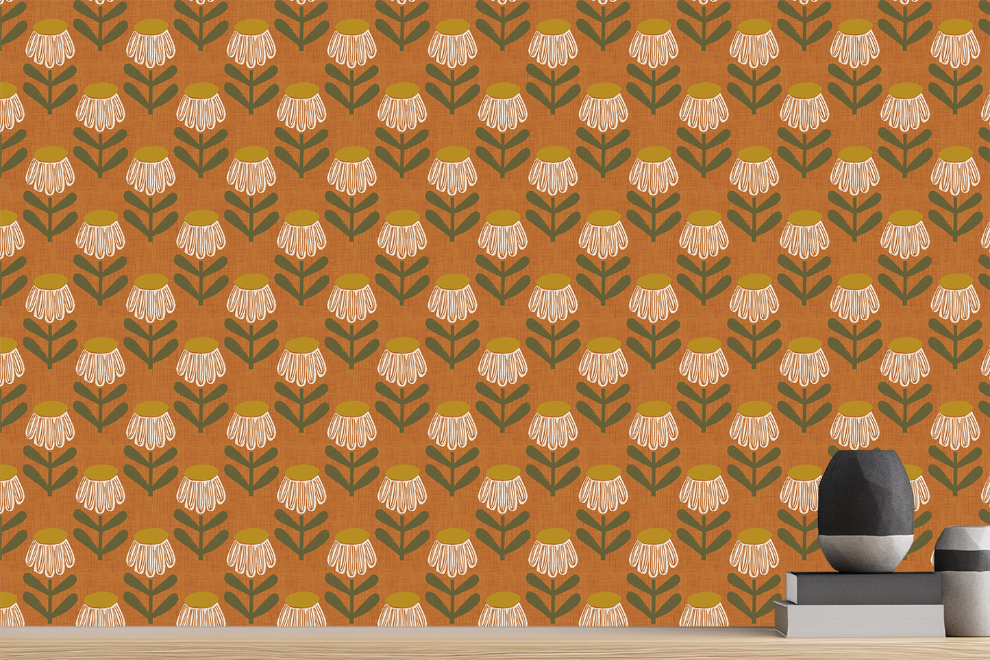 Vibrant Floral Pattern wall art - XWALLX