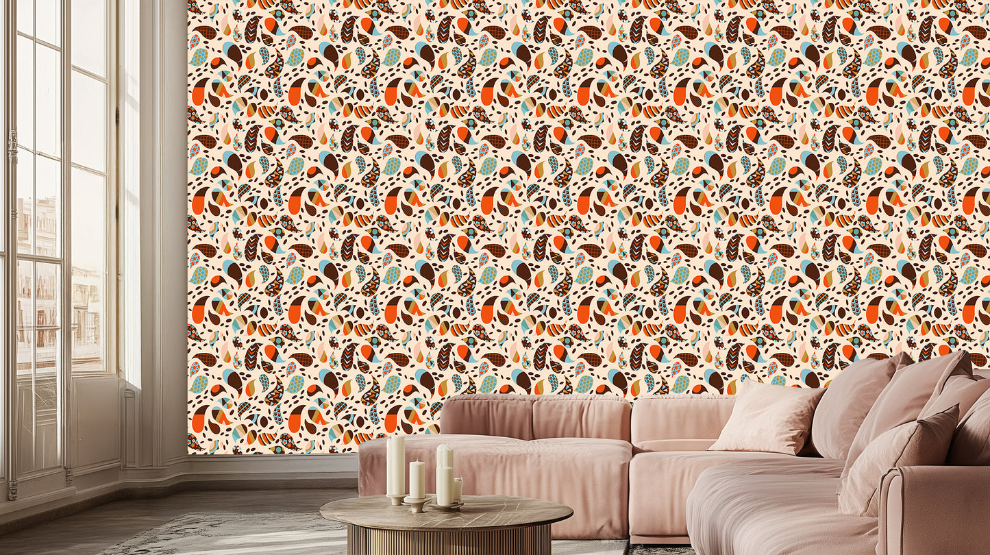 Whimsical Botanical Shapes wall decor - XWALLX