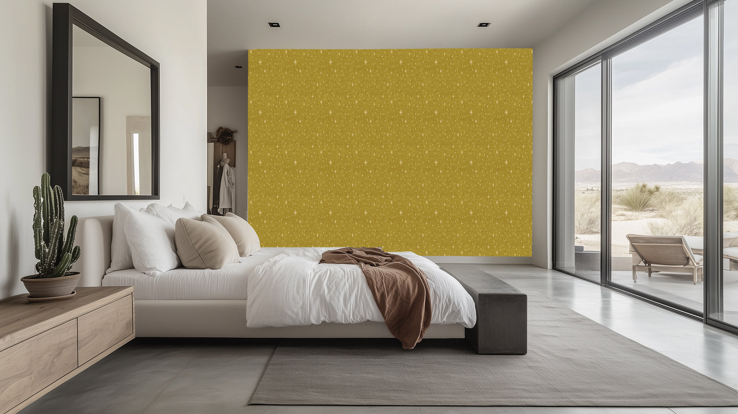 Golden Starry Skies wall art - XWALLX
