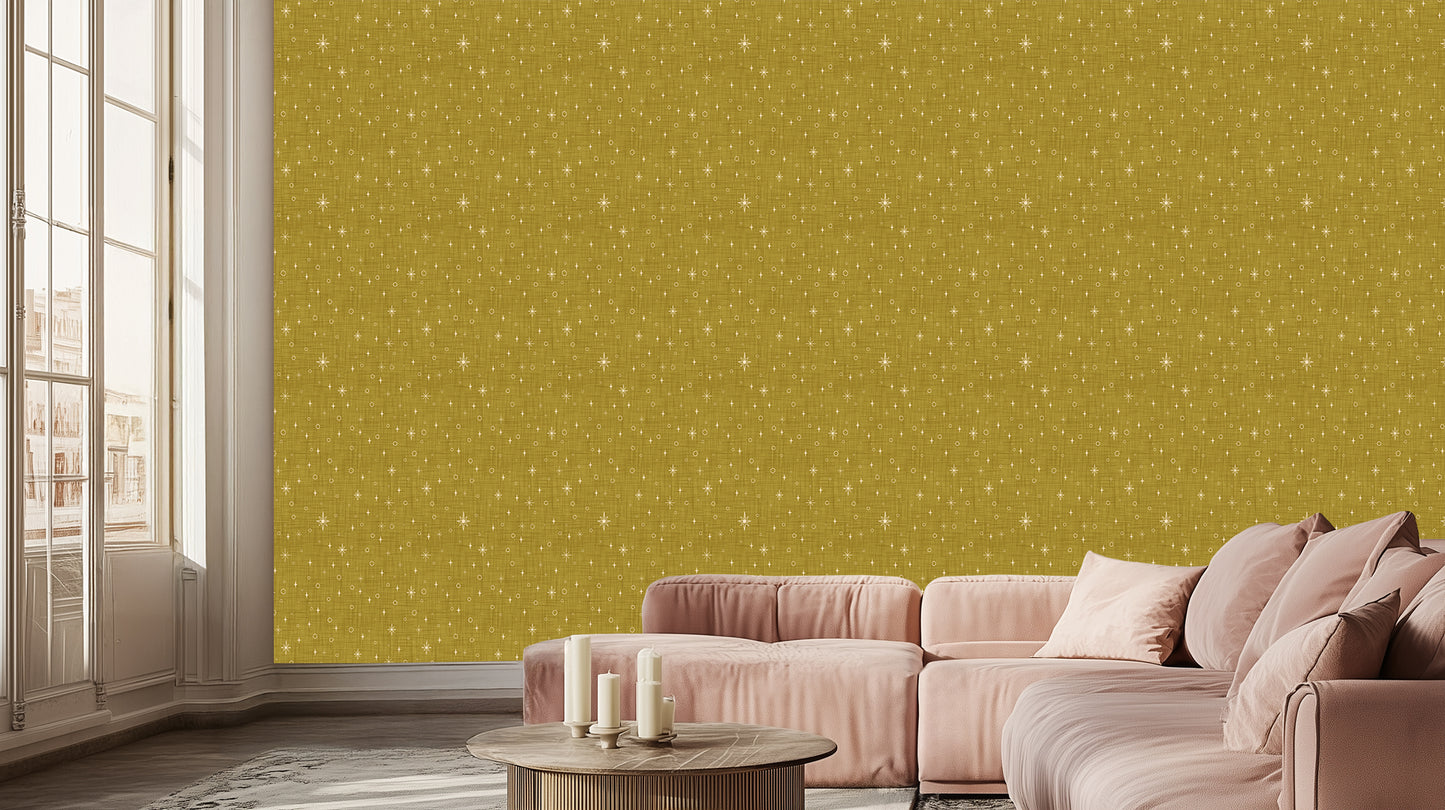 Golden Starry Skies wall decor - XWALLX