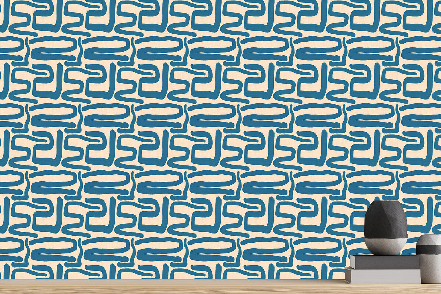 Fluid Abstract Line Art wall art - XWALLX