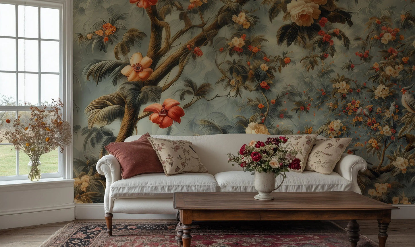 Bird and Flower wallpaper - XWALLX